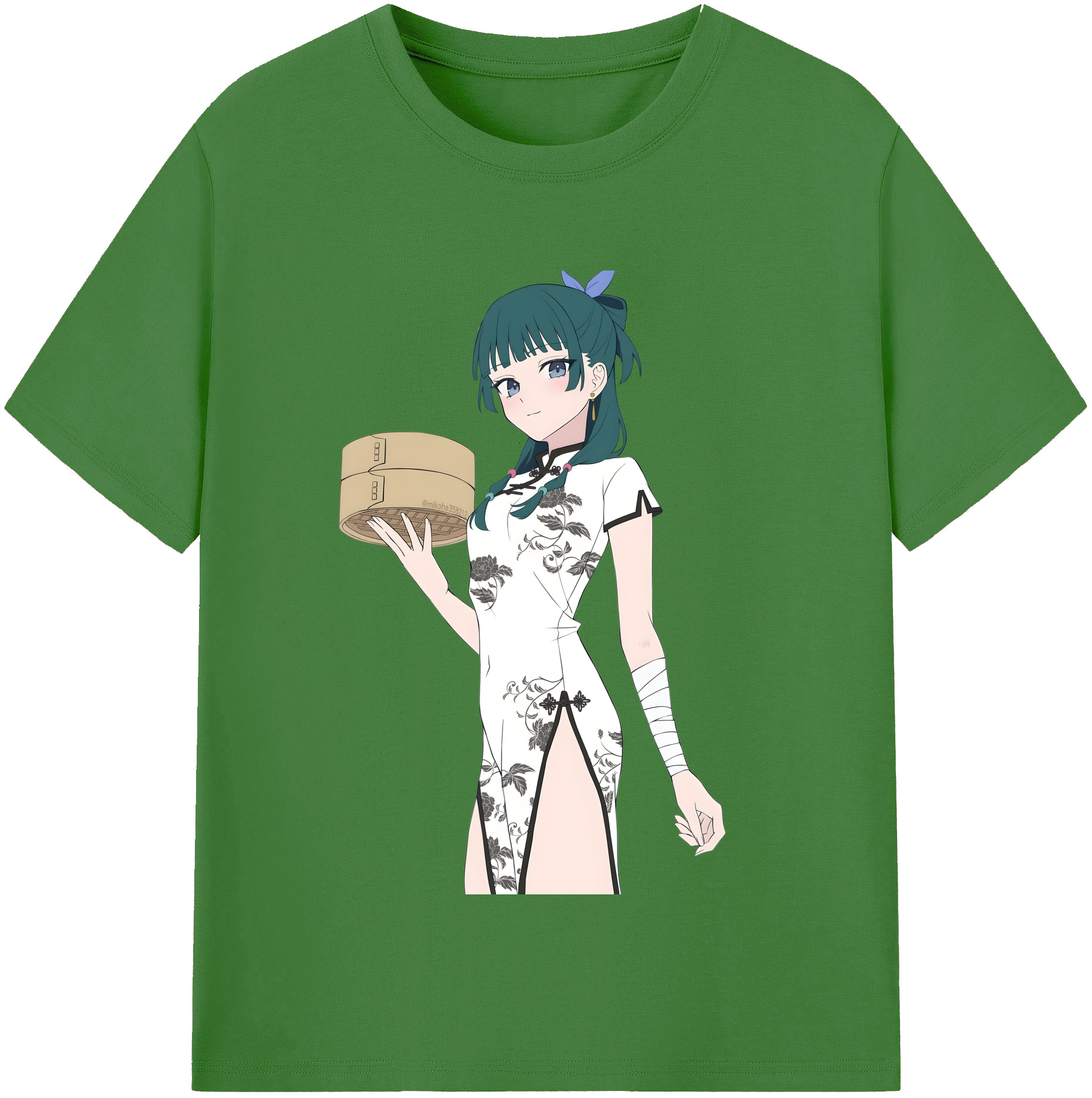 （画像用） 薬屋のひとりごと The Apothecary Diaries レディースカジュアルプリントTシャツ（綿100％）